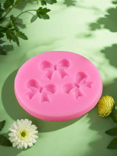 1pc Bow Silicone Mold , Candle DIY Decorations, Valentine's Day Party, Home Decor, Home Gifts