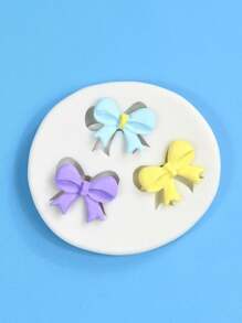 1 khuôn silicon hình nơ, dùng để trang trí nến DIY, thích hợp cho tiệc Valentine, trang trí nhà cửa, quà tặng gia đình. - Nhiều màu - Xem 9