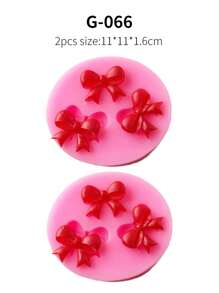 1 khuôn silicon hình nơ, dùng để trang trí nến DIY, thích hợp cho tiệc Valentine, trang trí nhà cửa, quà tặng gia đình. - Nhiều màu - Xem 7