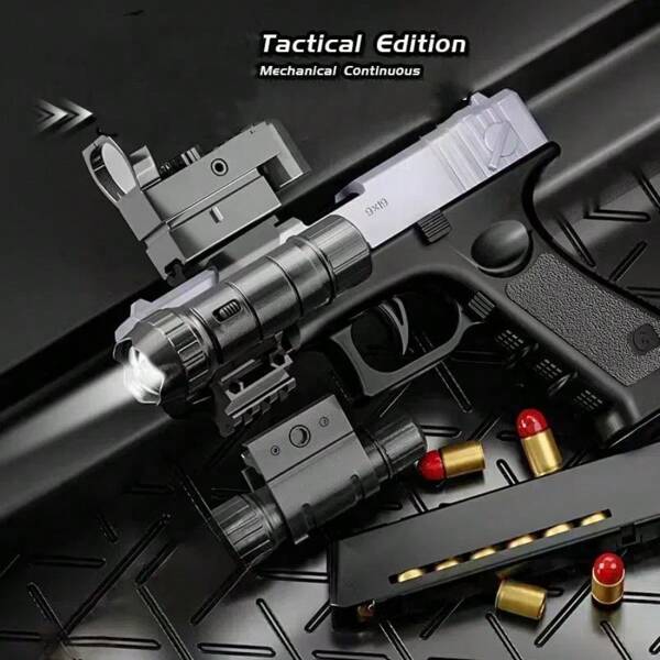 Pistol Toy Gun, Foam Blaster, Shooting With EVA Soft Foam Bullets, Is A Toy To Exercise Physical Coordination, Fun Outdoor Activitygun,Toy Gun,Guns