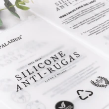 Anti Wrinkle Sticker For Neckline Chest Bust Silicone Pad Anti Aging Signs Marks Breasts Decollete Pad T Shape Reusable Invisible Transparent Palaziun - Trong sáng - Xem 3