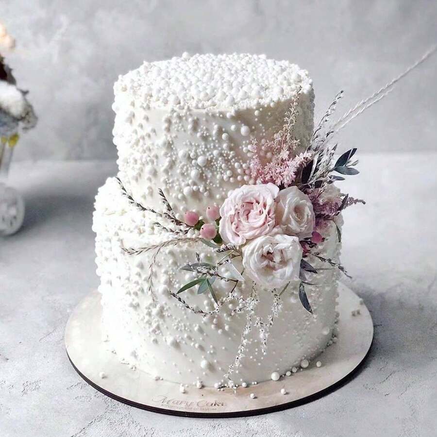 75g/130g Pearl Ball DIY Cake Topper Baking Decoration Wedding Birthday