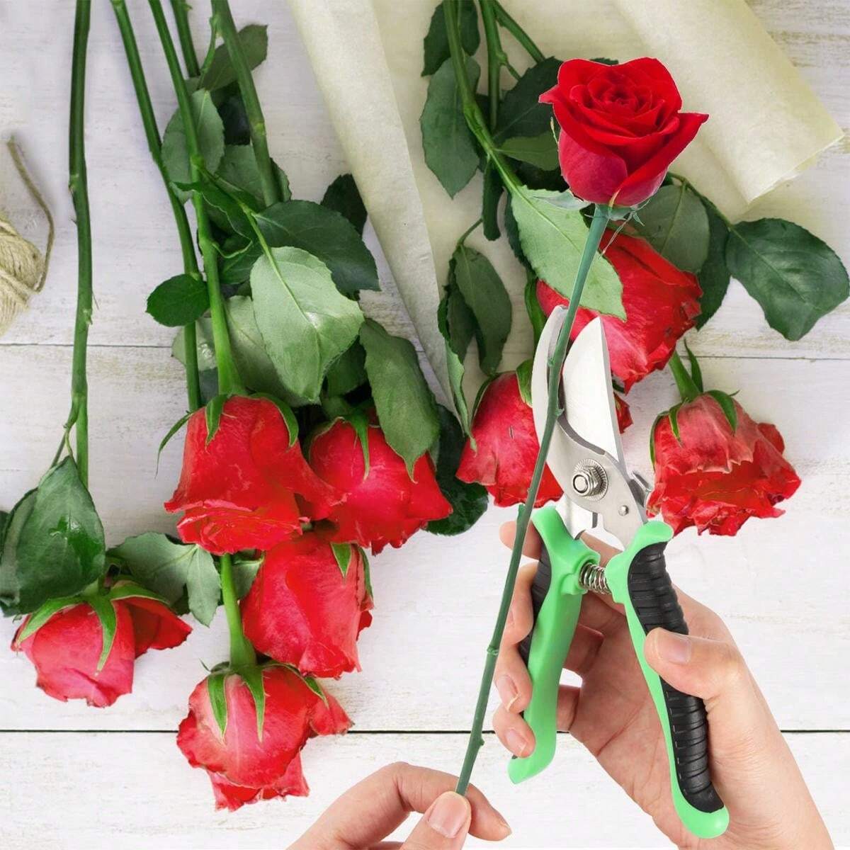 Garden Pruning Shears7.5 Inch Stainless Steel Pruning Snips,Garden