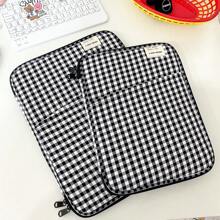 1pc 13"/14" Plaid Pattern Laptop Sleeve, Multifunctional Padded Computer Bag With Compartments, Suitable For Notebook, IPad, Tablet, Business, School Use - Multicolor - View 19