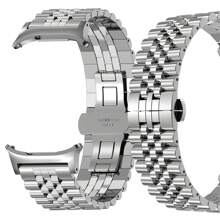 1 件 Galaxy Watch Ultra 47 毫米表带，豪华商务不锈钢金属表带，适用于三星 Galaxy Watch 7 Ultra 47 毫米，男女皆宜 - Galaxy Watch Ultra 47mm - 查看 7