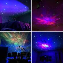 Astronaut Starry Sky Projection Lamp – A Colorful Astronaut Light Suitable For Use As A Bedroom Nightlight, Bedside Lamp, Party Ambiance Light, Or Decorative Lighting For Halloween And Christmas. Versatile For Various Settings; An Ideal Gift For Birthdays And Holidays. - 黑色 - 查看 9