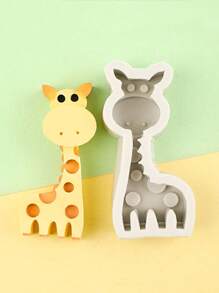 1pc Giraffe Shaped Silicone Mold For Soap, Candle, And Clay Crafting DIY - Multicolor - View 11
