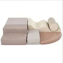 DlandHome Colourful Climbing Foam Toy Set 6 In 1, EPE Foam Crawling Toys, Soft Climbing Playground For Kids, Indoor Climbing Toy Set, Grey - 灰色 - 查看 1