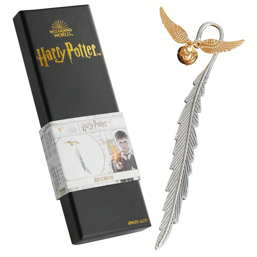 Harry Potter Metal Bookmark Gift Box Hanging Charm School Uni Reading Teacher Gift - Multicolor - View 1