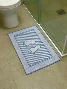 KIT - 4 toalhas de piso para banheiro - pezinho - Multicolorido - Visão 4