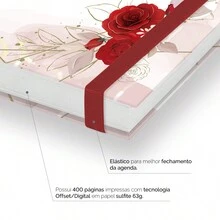 iscool Daily Planner Plus 2025 Floral Monogram Initial Letter A - 查看 11