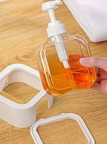 2pcs Refillable Clear Dispensers, Large Capacity Shampoo & Body Wash Containers With Pump, Reusable Travel Size Bottles For Home, Hotel, Bathroom - Transparent Lotion Pump Bottles Home Bathroom Decor Fall Decor Back To School