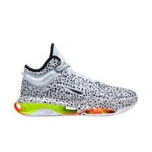 Nike Air Zoom G.T. Jump 2 Electric - 男士低帮篮球鞋，白色/黑色，轻便，舒适，防滑，耐用外底，款式：FV3411-900 - 黑與白 - 查看 2
