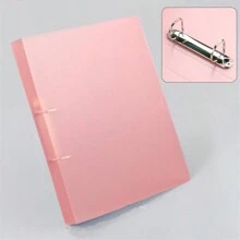 1 件 A4 文件夹，PP 塑料 2 环 D 形活页夹，办公用品文件整理器，返校，学校用品