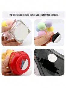 20pcs Pieces Of Transparent Circular Double-Sided Adhesive With High Viscosity And No Trace Film, Cut Acrylic Double-Sided Adhesive, Back Adhesive, Round Dot Adhesive Wholesale, Wedding Celebration