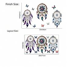 12 Chòm sao đá quý Dreamcatcher hình con bướm dán tường chống thấm nước cho trang trí phòng khách phòng ngủ - Nhiều màu - Xem 2