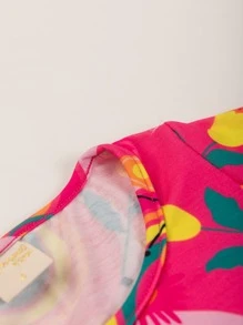 Unicorn Dress For Girls - 粉色 - 查看 3