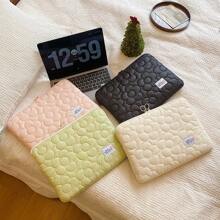 1 túi đựng máy tính xách tay thêu hoa 13/14/15,6 inch, túi bảo vệ iPad 11 inch, túi đựng máy tính xách tay dễ thương và có in hình cá nhân, chống sốc và chống mài mòn, thích hợp để đi học, đi làm, làm quà tặng sinh nhật và trở lại trường - túi máy tính - Xem 12