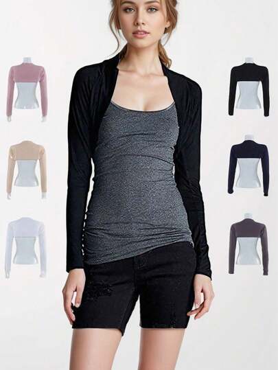 1 pieza Pareo casual de playa de poliéster, cubridor versátil