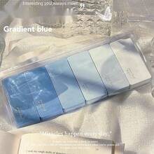 6 件装渐变隐形修正带便携式学生文具用品 - 多色 - 查看 13