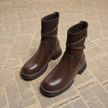 Soft Sole British Style Boots, Retro Boots Women Fashion Ankle Boots, Chelsea Boots Slip-On, 2024 Autumn New Arrival