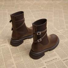 Soft Sole British Style Boots, Retro Boots Women Fashion Ankle Boots, Chelsea Boots Slip-On, 2024 Autumn New Arrival