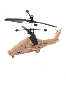 Helicóptero de control remoto con sensor infrarrojo, hecho de material anti-caída, helicóptero de control remoto, regalo de cumpleaños, helicóptero de control remoto, avión de control remoto, juguete volador de plástico con sensor de gestos, robot volador interactivo con luz LED, (con o sin control remoto, la medición manual puede tener pequeñas diferencias, los colores de los accesorios se envían al azar) - Multicolor - Ver 12