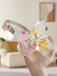 1/2 件大号六角心形树脂硅胶模具 DIY 书枕水晶滴胶艺术工艺品模具家居装饰首饰模具自制礼品模具 - 白色 - 查看 7
