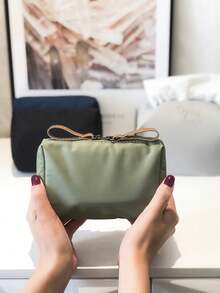 1pc Compact Portable Makeup Pouch, Mini Cosmetic Bag For Lipstick, Travel Size - Multicolor - View 5