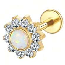 Nose Ring - 金色 - 查看 1