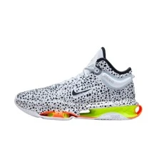 Nike Air Zoom G.T. Jump 2 Electric - 男士低帮篮球鞋，白色/黑色，轻便，舒适，防滑，耐用外底，款式：FV3411-900 - 黑與白 - 查看 1