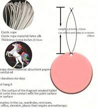 1入組多功能車用香氛劑和衣櫥用香氛劑 - 提升你的駕駛體驗和讓你的衣櫥更加清新！時尚設計的雙用掛飾，可以帶來持久的香氣和改善體驗