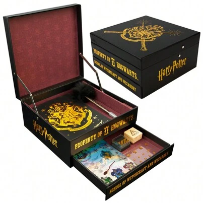 Harry Potter Scrapbook Kit Art Supplies Stationery Craft Set Accessories Stickers Stamps Notebook
