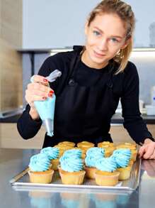 6pcs/9pcs/12pcs Extra Large Cake Piping Nozzles For Baking Tools