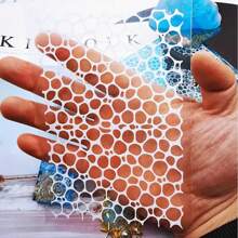 Water Ripple Effect For Resin Molds, DIY Silicone Epoxy Casting Thin Flexible Soft Smooth Sea Ocean Ornament Handmade Art Craft Jewelry Pendant Keychain Necklace Earring Holiday Home Decoration,Paired With Halloween Decorations Christmas Decorations  Fall Gifts - White - View 6