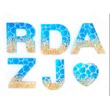 Water Ripple Effect For Resin Molds, DIY Silicone Epoxy Casting Thin Flexible Soft Smooth Sea Ocean Ornament Handmade Art Craft Jewelry Pendant Keychain Necklace Earring Holiday Home Decoration,Paired With Halloween Decorations Christmas Decorations  Fall Gifts - White - View 2