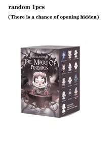 食梦者动物盲盒系列手办pop market泡泡盲盒可爱桌面摆件1件 - 彩色 - 查看 1