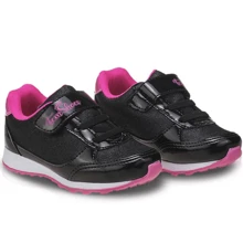 Super Light Comfortable Shiny Girls' Sneakers - 黑色 - 查看 2