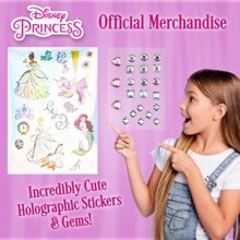 Disney Stitch Notebook Stationery Set Diary DIY Journal Kit Gem Stickers Pen Stamp Craft Writing Drawing Gift - Pink - View 5