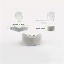 颈托颈托，颈部支撑支架，用于睡眠柔软泡沫包裹，保持椎骨稳定和对齐，男女皆宜的姿势矫正器 - 彩色 - 查看 2