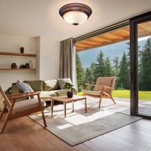 Ceiling Lamp, Ideal Light, P-26 Choco Ceiling Lamp. - Coffee Brown - View 4