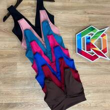 Women's Cropped Top With Ribbed Neckline And Padded Premium Women - 淺粉色 - 查看 2