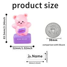 1 Phim hoạt hình Đám mây Gấu Con dấu Tên tùy chỉnh Con dấu Đồ chơi Không thấm nước Quần áo Học sinh In Tên Có thể giặt Không phai Trẻ em Con dấu Tên tùy chỉnh Phim hoạt hình Đám mây Tên tùy chỉnh Quà tặng - nhiều màu - Xem 5