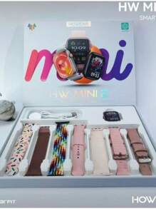 Smartwatch HW Mini 2 With 7 Straps 41mm Launch 2024 Chat GPT GPS Compatible IOS And Android - 黑色 - 查看 2