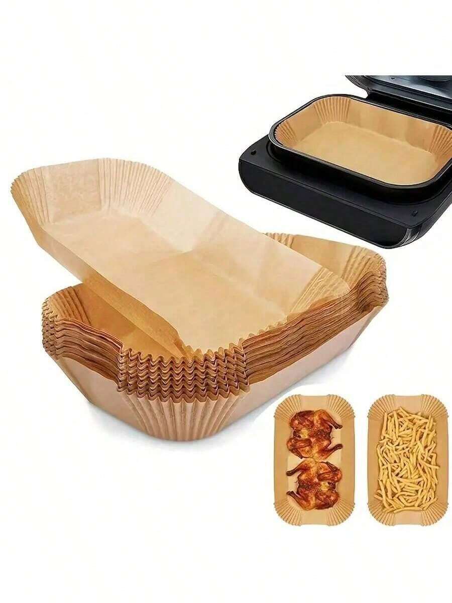 75pcs NonStick Oven Paper Sheets, Rectangular Cooking Parchment Paper