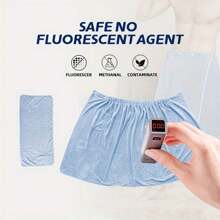 2 Pcs Men Solid Color Bathrobe Towel Set, Modern Super-Fiber Rectangular Pocket Absorbent Bath Robe, Home Bathroom Use Summer Wedding Home Bathroom Decor Back To School - Multicolor - View 9