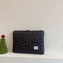 1 túi đựng máy tính xách tay thêu hoa 13/14/15,6 inch, túi bảo vệ iPad 11 inch, túi đựng máy tính xách tay dễ thương và có in hình cá nhân, chống sốc và chống mài mòn, thích hợp để đi học, đi làm, làm quà tặng sinh nhật và trở lại trường - túi máy tính - Xem 15