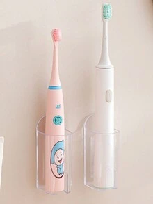 1 pieza Portacepillos de dientes, organizador de pared para baño para almacenamiento de cepillos de dientes - Multicolor - Ver 11