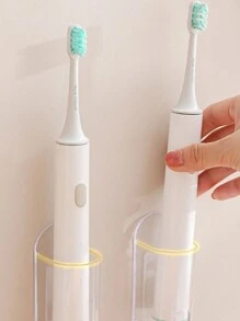 1 pieza Portacepillos de dientes, organizador de pared para baño para almacenamiento de cepillos de dientes - Multicolor - Ver 10