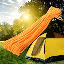 10/100m/Pieza Cordón multicolor arcoíris de 7 hebras que brilla en la oscuridad de 4mm, adecuado para uso múltiple al aire libre, emergencia de supervivencia, cuerda de paracaídas, trenzado de pulseras, camping, picnic, tendedero, correa para mascotas, duradero hilo DIY